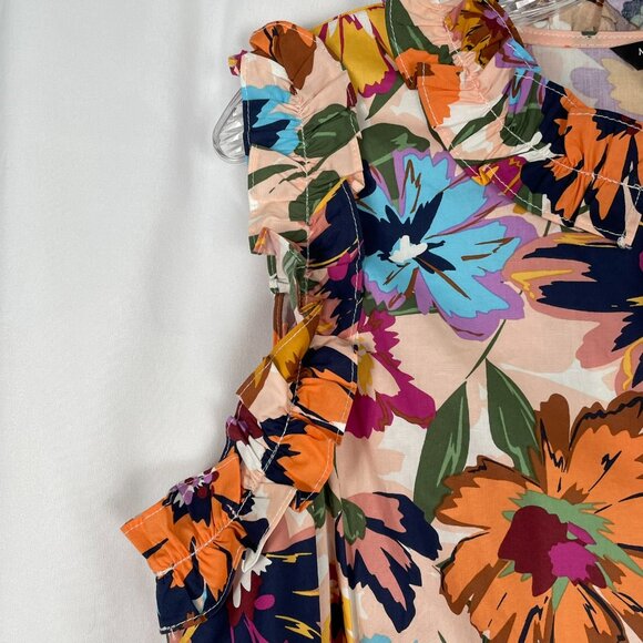 Maggy London Woman Floral Ruffled Swing Dress - Picture 5 of 13